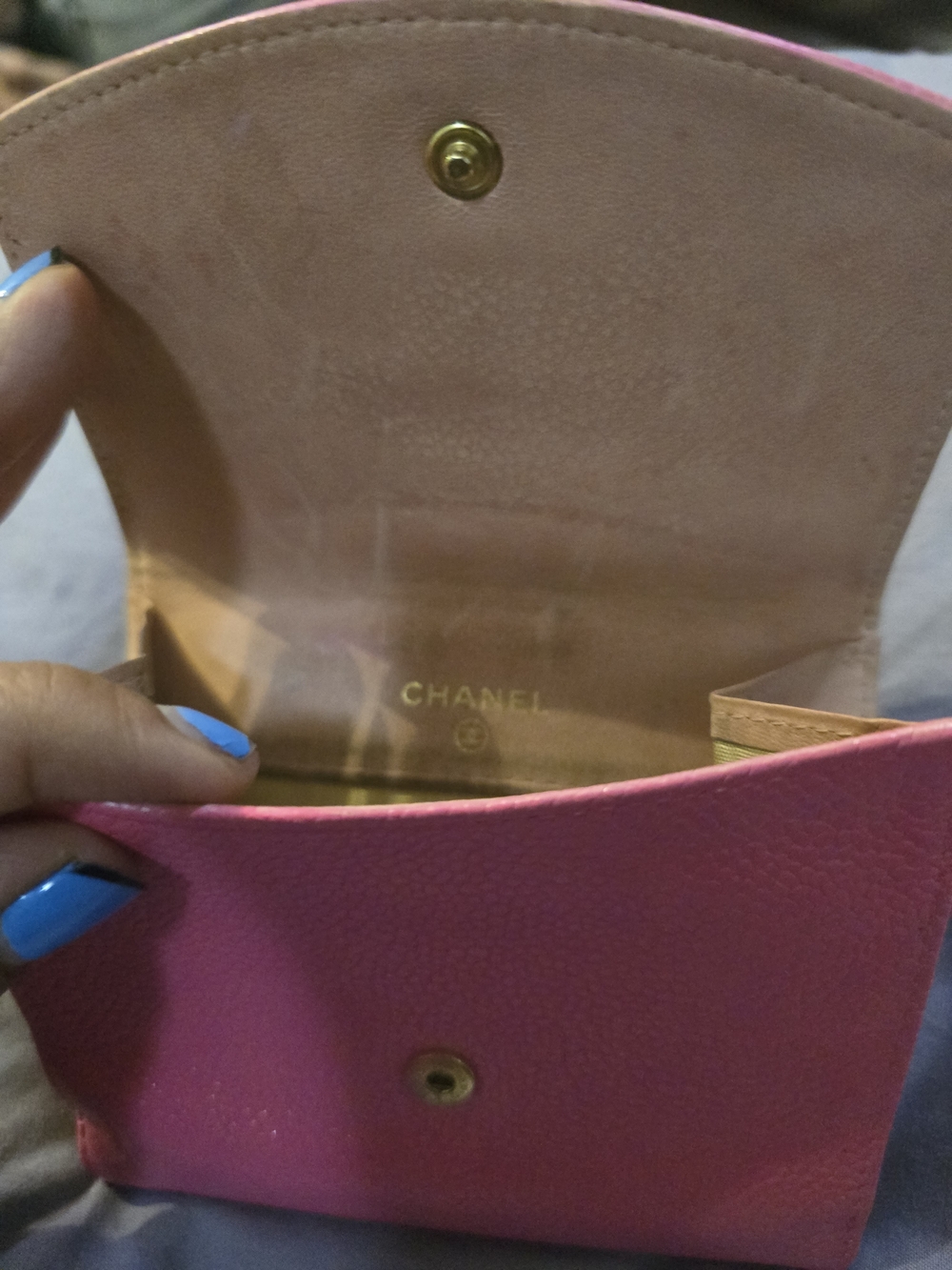 CHANEL Bubble Gum Pink Caviar Leather Mini Flap Bag with Pearl Chain - Picture 12 of 12